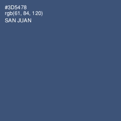#3D5478 - San Juan Color Image